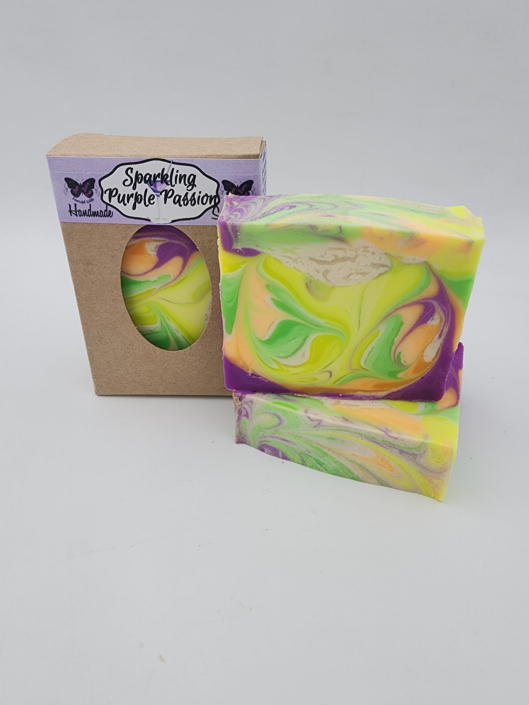 Sparkling Purple Passion Handmade Soap