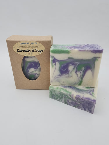 Lavender And Sage Handmade Soap